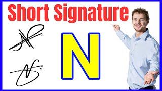 N signature style | N letter signature style | N signature ideas