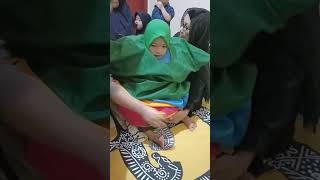 Semoga kakak Nabila menjadi anak yang sholehah #khitanan #anakbaik