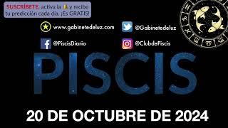 Horóscopo Diario - Piscis - 20 de Octubre de 2024.