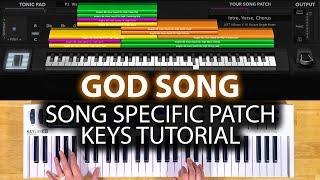 God Song MainStage patch keyboard tutorial- Hillsong United