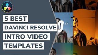 5 Best DaVinci Resolve Intro Video Templates