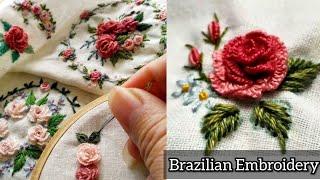 Brazilian Hand Embroidery Design patterns //Embroidery Patterns