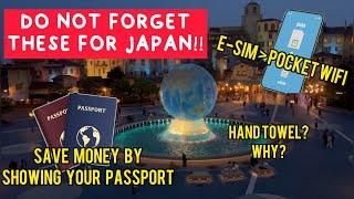 Packing for Japan trip? DONT FORGET THESE!