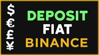 ️ How to DEPOSIT FIAT on BINANCE  Make a deposit in EUR, USD or another Currency