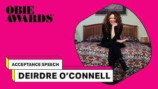 Obie Awards Acceptance Speech: Deirdre O'Connell