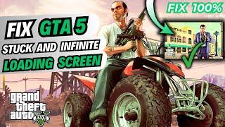 How to fix Gta5 Infinite Loading Screen || Fix Gta5 Stuck on Loading Screen Story Mode ||