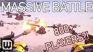 PLANETSIDE 2 MASSIVE BATTLE (800+ Players!) || Community Smash 2020 v2!