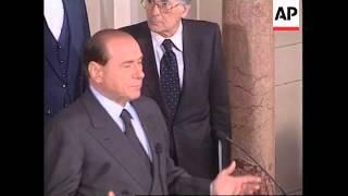 Italian president formally asks Berlusconi to form government