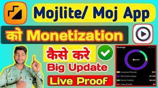 Mojlite Monetisation 2024 | Moj / Mx Takatk App Monetisation Kaise Kare 2024 | How To Eran App money