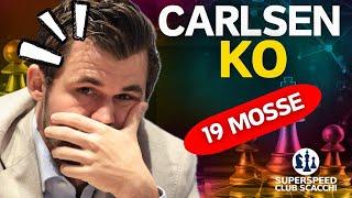 Talento Sconosciuto di 3000 Punti Batte Carlsen in 19 Mosse