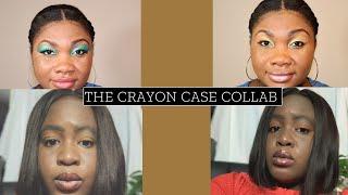 The Crayon Case| Notepad Mini Palette Review| Makeup Collab!!