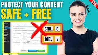 How to protect your content from being copied wordpress free 2024