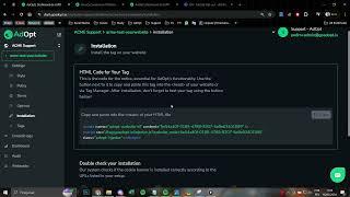 How to install AdOpt's Cookie Banner on your website? - Installation step | AdOpt Tutorial