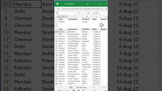 How to copy and paste filtered data automatically #youtubeshorts #shorts #excel #trending #tips