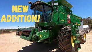 We Upgraded Our Header (Combine)! New To Us John Deere 9770 STS