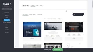 White Label Templates - Simvoly Website Builder