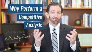 Marketing Minute 032: “Competitive Analysis” (Marketing Strategy) #MarketingMinute