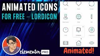 Elementor - Animated Icons with Lordicon for Free - Lotties