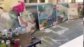 British Contemporary Artist : A glimpse into Jessica Zoob Sussex studio