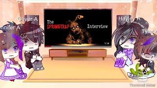 Williams family react to the Springtrap interview