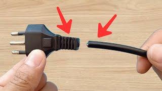 Poucos conhecem esta técnica para consertar um plug quando ele está quebrado