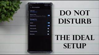 The Ideal Setup - Do Not Disturb