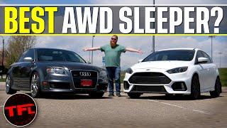 $30,000 Performance Shootout: Ford Focus RS vs Audi RS4 - Which AWD Sleeper Should You Buy?