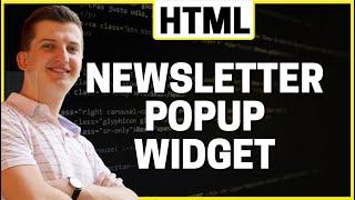 How To Add Newsletter Popup To HTML Website