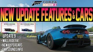 Forza Horizon 4 - NEW UPDATE FULL INFO! NEW Hypercars, Wall Ride Fix, Car Sounds & More!