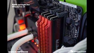 Is 4gb of RAM enough for Windows 10 | Windows 10 | Qaiser Infotech