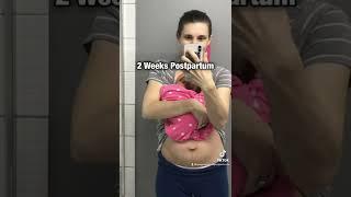 My Postpartum Body Transformation | 0-8 weeks (week by week)