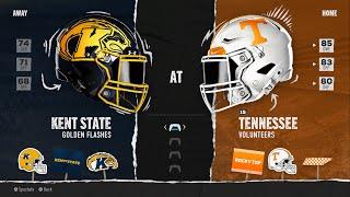 Kent State vs Tennessee Week 3 Simulation 2024 Season - College football 25