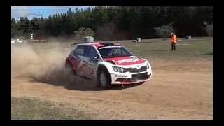 Gaurav Gill @ National Capital Rally 2017 Skoda Fabia R5 Team MRF