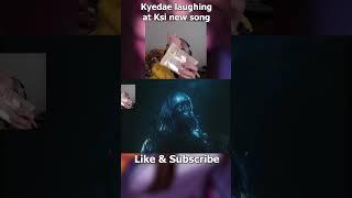 Kyedae laughing at KSI new song #shorts #tenz   #kyedae  #ksi   #twitch  #osu  #csgo  #gaming