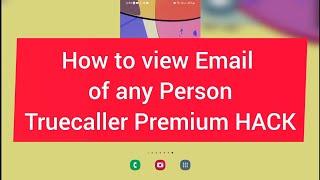 FREE EMAIL hack : Truecaller Premium