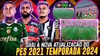  COMO JOGAR PES 2021 ULTRA REALISTA E 100% ATUALIZADO COM ESSE PATCH E OPTION FILE PS4 / PS5 / PC