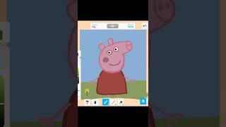 Do you love Peppa?  #speeddraw #roblox #drawing #shorts ##gaming #painting #art #artist