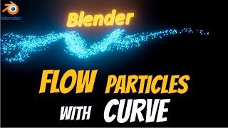 Blender 2.91 Flow The Particles With Curves - Urdu/Hindi