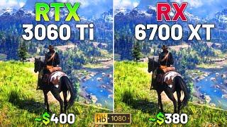 10 Games on RTX 3060 Ti vs RX 6700 XT in 2023 - 1080p