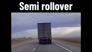 Empty or Lightly loaded trailer Roll over in High Wind