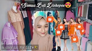 A Day in My life || KEHIDUPAN PEMBELI SHOPEE Bersih-bersih dan ngrapiin toko Semua Borong diShopee