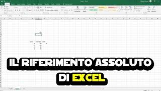 Il riferimento assoluto di Excel spiegato con un esempio