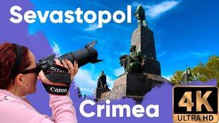 4K Russia | Sevastopol walking tour. Part 2 – «City Center»  | Crimea 2019