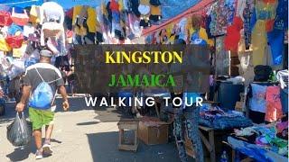 Kingston, Jamaica Walking Tour 2022 - 4k