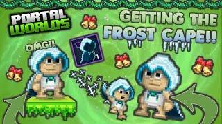 Portal Worlds | GETTING THE FROST CAPE *SUPER LUCKY* (Christmas Update)