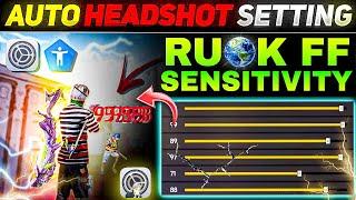 RUOK FF SENSITIVITAS HEADSHOT 2024 ️ | AIMBOT  FREE FIRE CONTROL SETTING SENSITIVITY+CUSTOM HUD