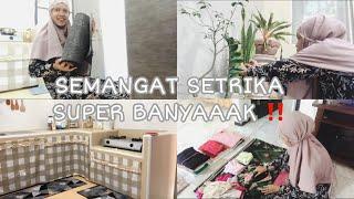 Ibu Rumah Tangga Produktif || SEMANGAT MENYETRIKA | IRT RAJIN SETRIKA BAJU