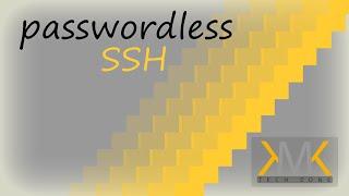 How to setup passwordless SSH?