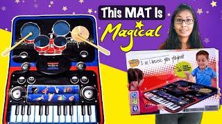 Unboxing Smartcraft 2 in 1 Music Jam Playmat | Musical mat For kids | Foldable Piano with Drum Kits