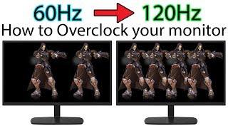 [QUICK TUTORIAL] How to OVERCLOCK your MONITOR (Get Higher Refresh Rates)